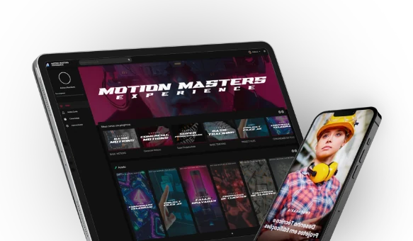Aplicativo da Astron Members no celular e tablet